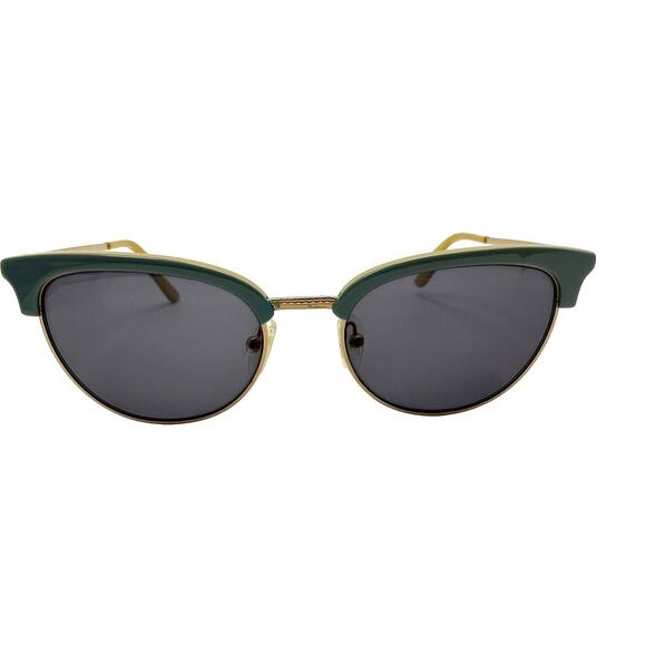 Vintage Cat eye Womens’s Sunglasses Colours Alexander Julian Blue Yellow 135mm